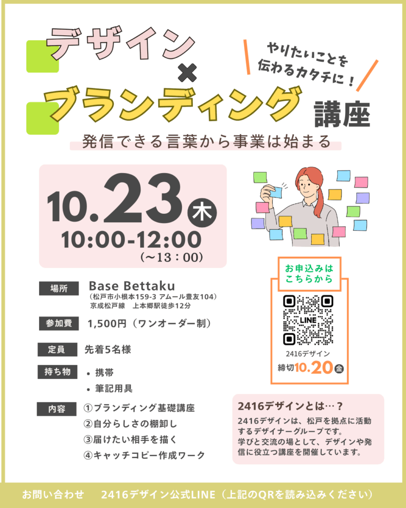 ブランディン講座　講座情報
